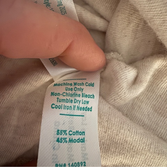 Marine Layer Varsity Raglan Sweatshirt Pink Burgundy Oatmeal Colorblock M Soft! - Picture 6 of 9